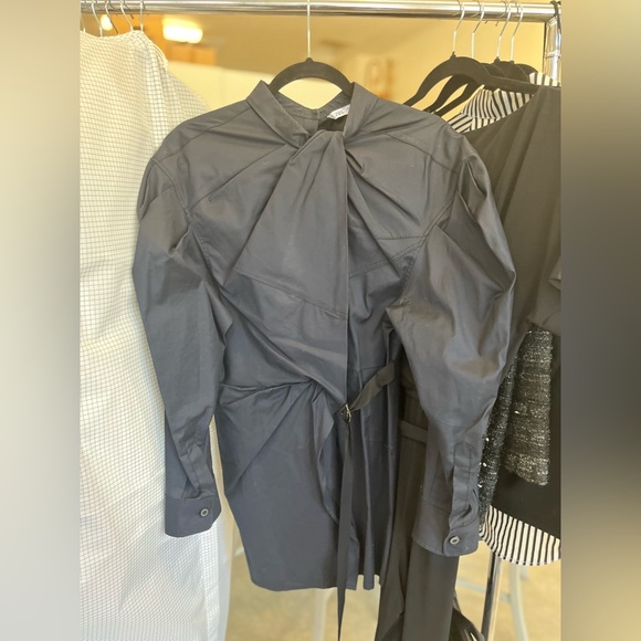 Black Avant Garde dress sz M (Zara) worn once for photoshoot. Open back! - Picture 5 of 8